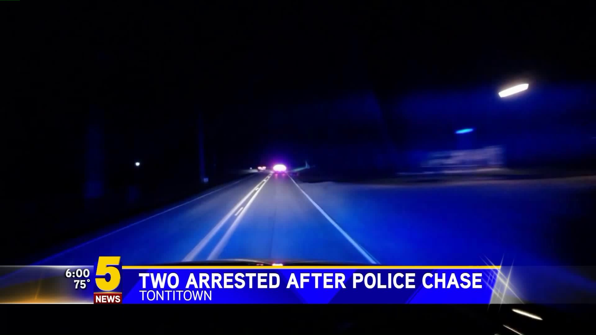 Police Chase in Tontitown