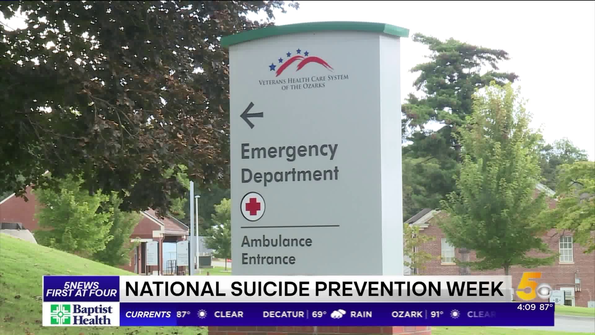 During Suicide Prevention Week, Health System Reminds Veterans Resources Are Available