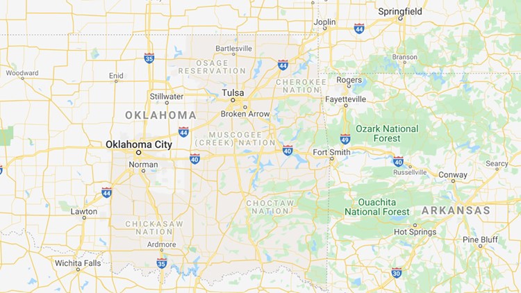 Cherokee Indian Reservation Map Native American Reservation Boundaries Now On Google Maps | 5Newsonline.com