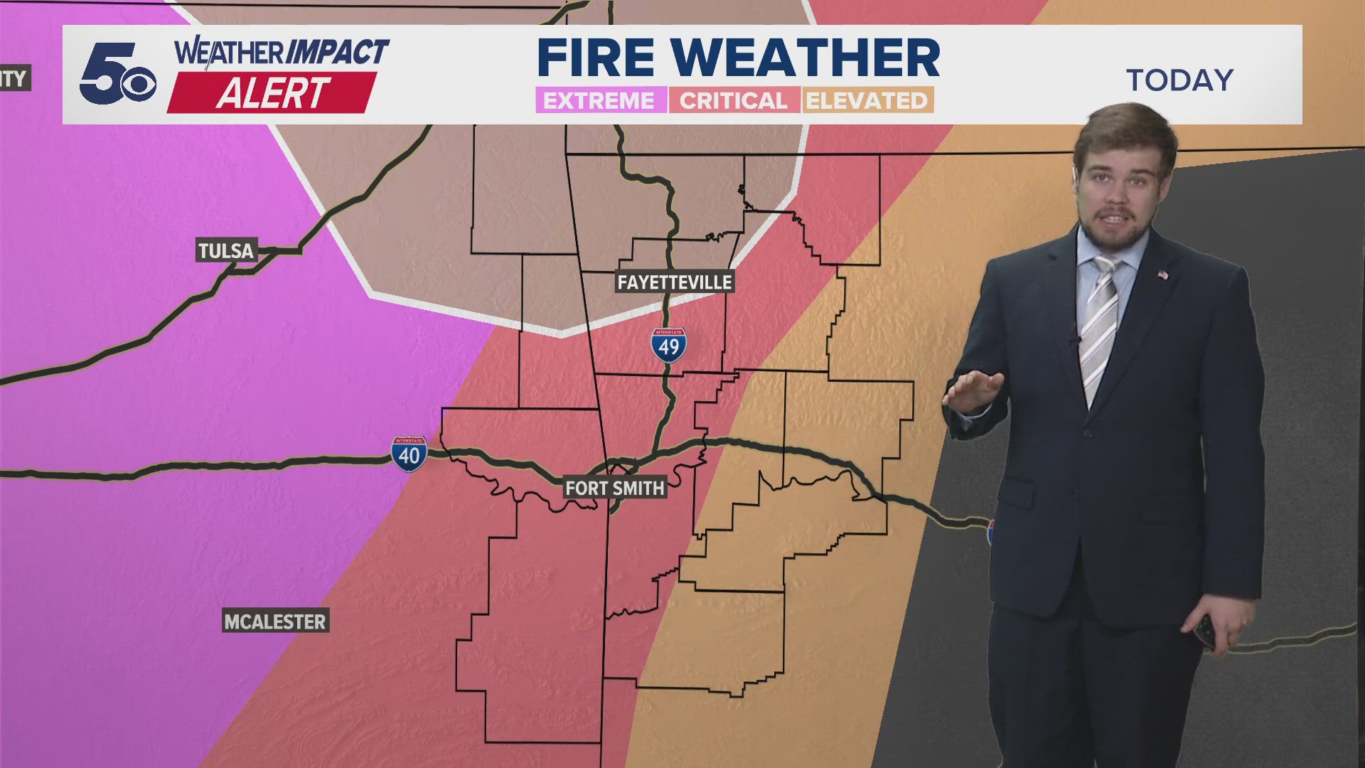 Latest Weather | Weather Impact Alert due to strong winds, fire dangers ...