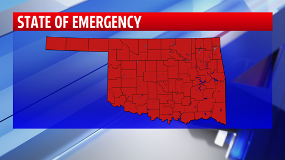 Oklahoma Governor All 77 Counties Under State Of Emergency