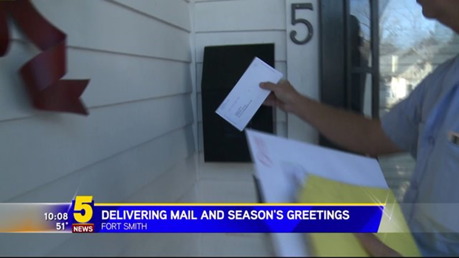 Mail Carrier`s Busiest Time of Year