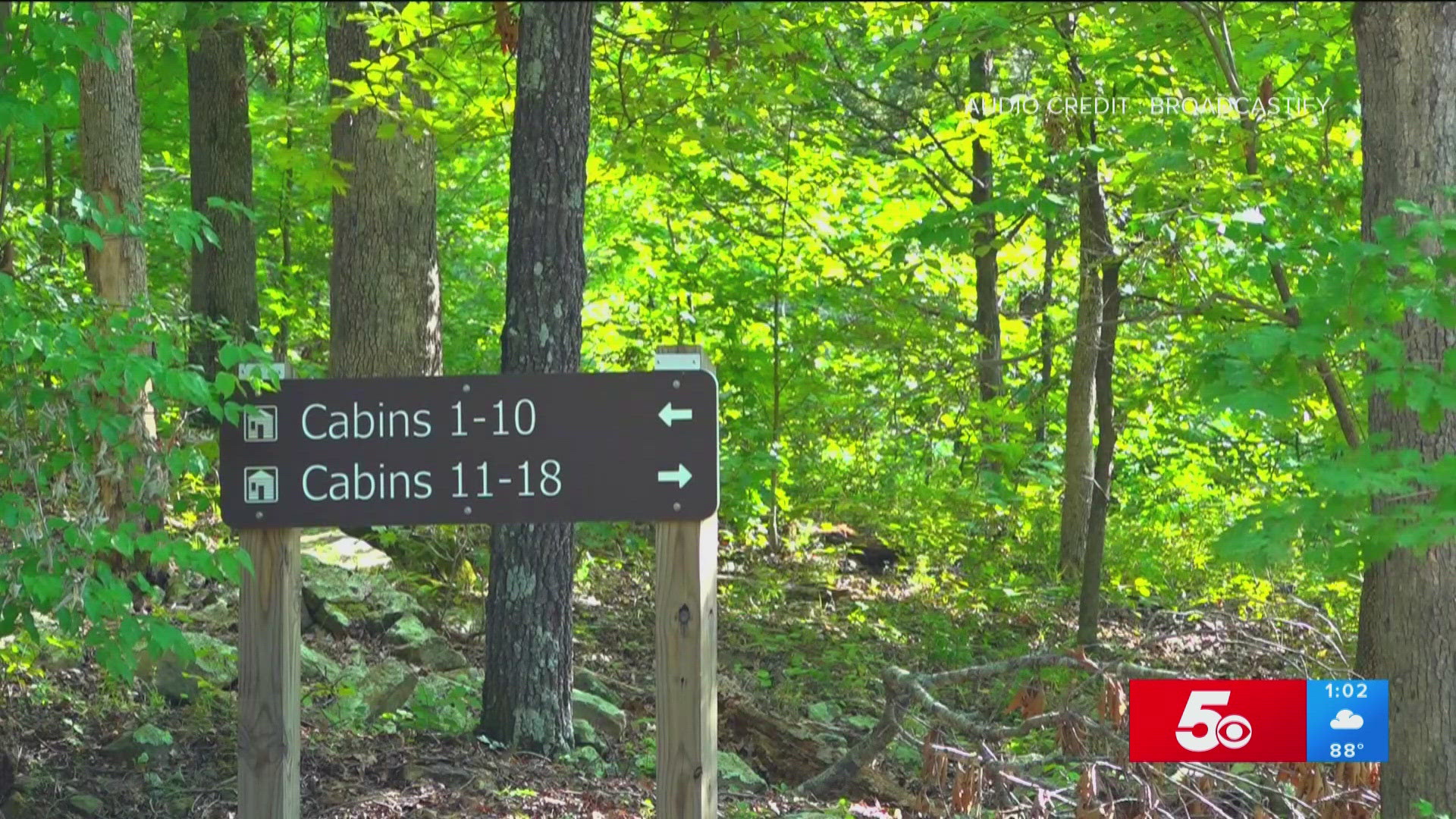 Officials found a 43-year-old man and a 41-year-old woman dead on a trail at Devil's Den Park on July 26. 