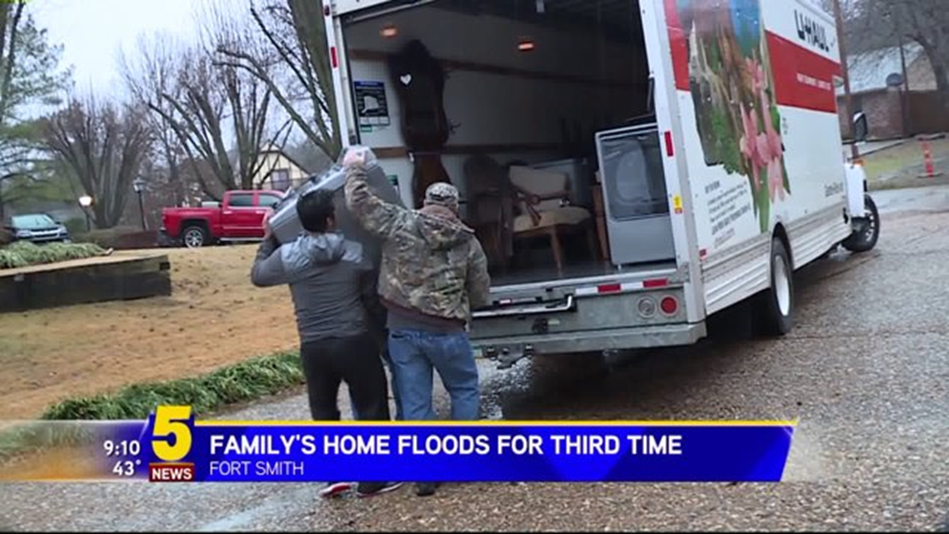 Family`s Home Floods For Third Time In 2015