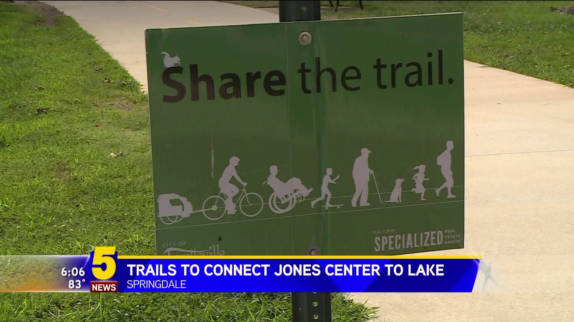 The Jones Center Will Connect With Lake Fayetteville Via Trail
