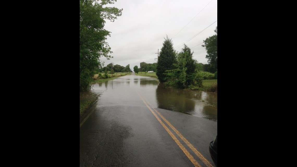 Benton County Roads Clossed Due To Heavy Rain Overnight