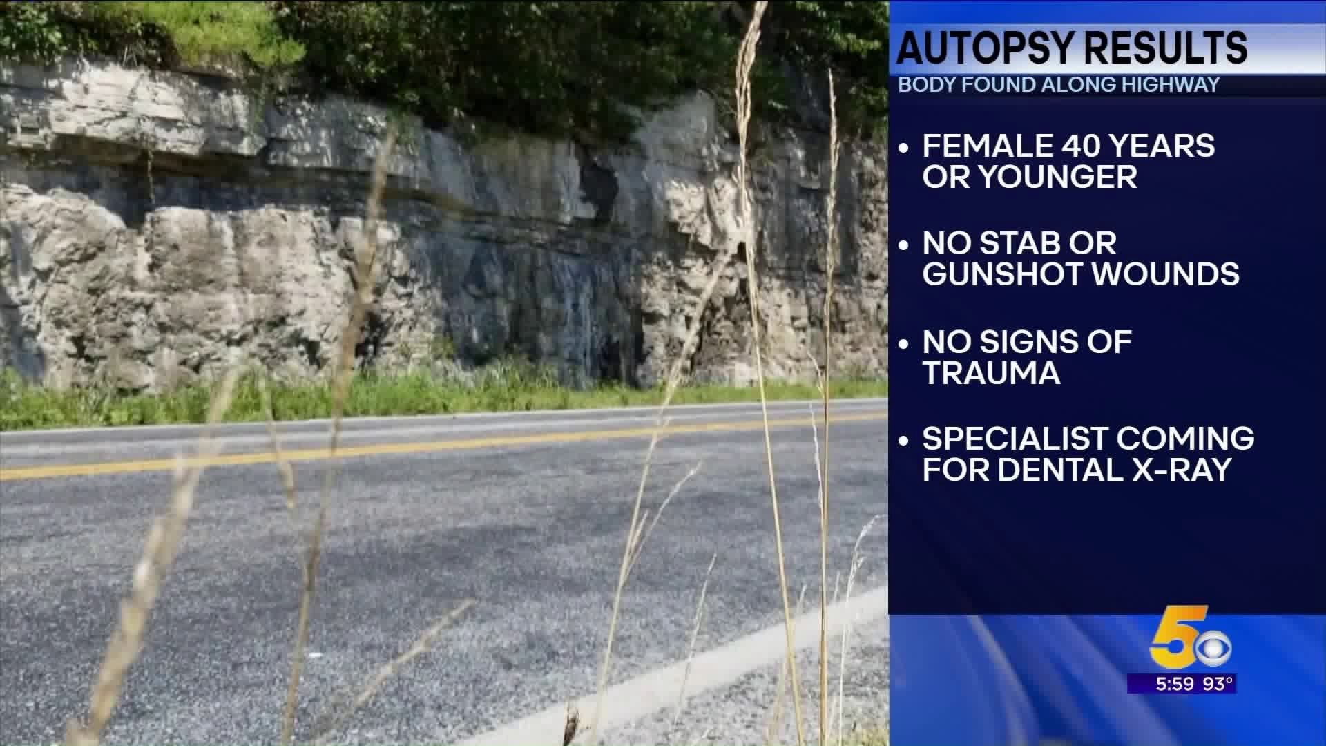 Autopsy Results For Body Found