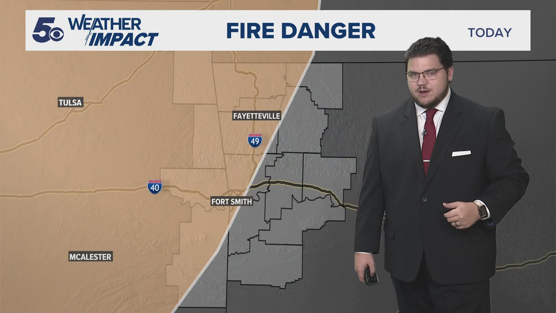 Elevated fire risk | Freeze warning Wednesday