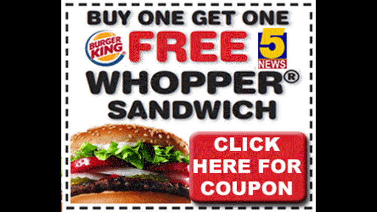 Burger King Coupon | 5newsonline.com