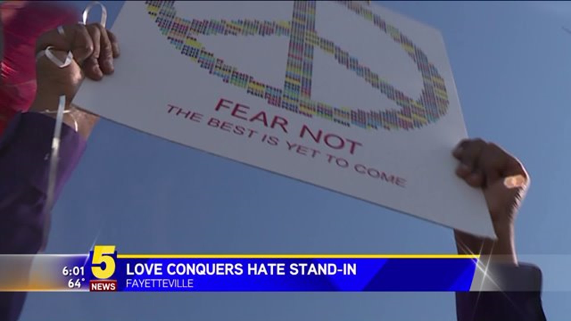 Love Conquers Hate Stand-In