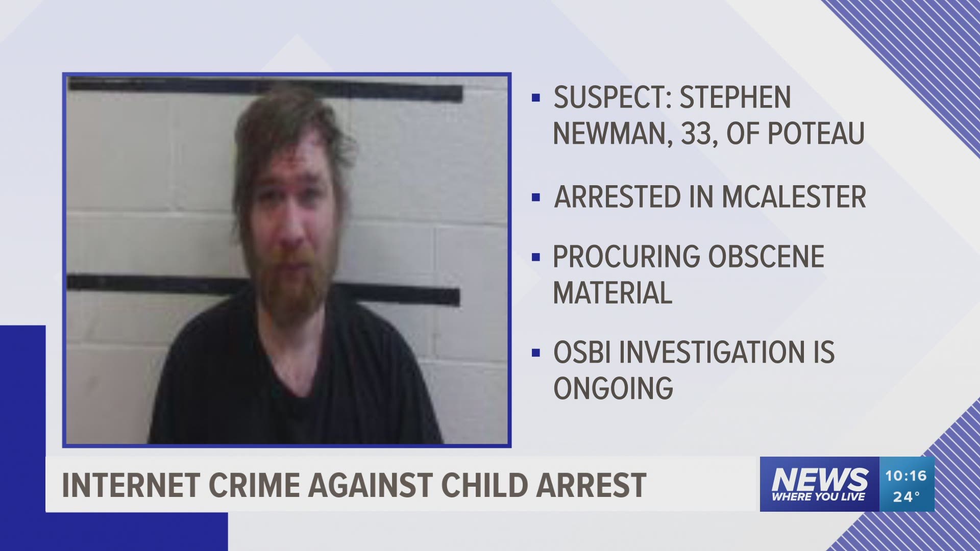 Stephen Newman allegedly received explicit photos and videos of a young girl in Idaho while chatting with her online. https://bit.ly/33yUFHs