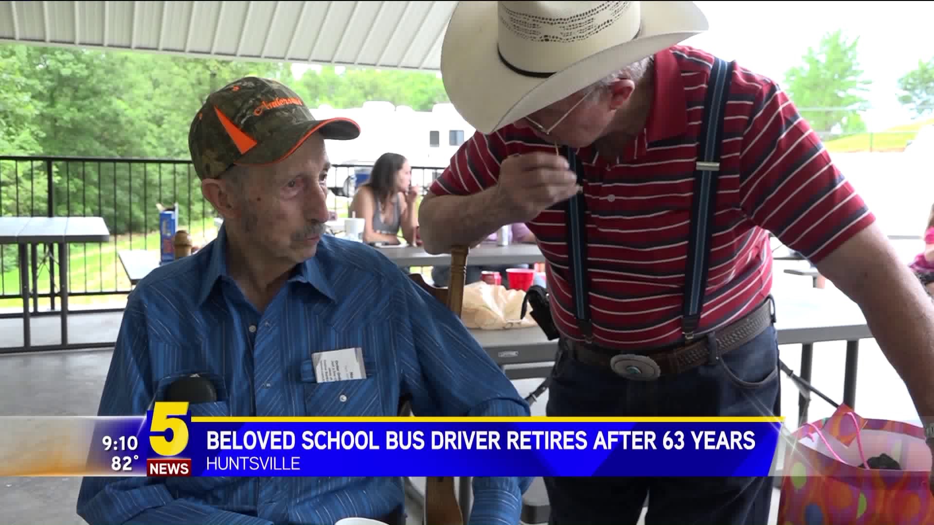 School Bus Driver Putting On The Brakes After 60 Years Of Service