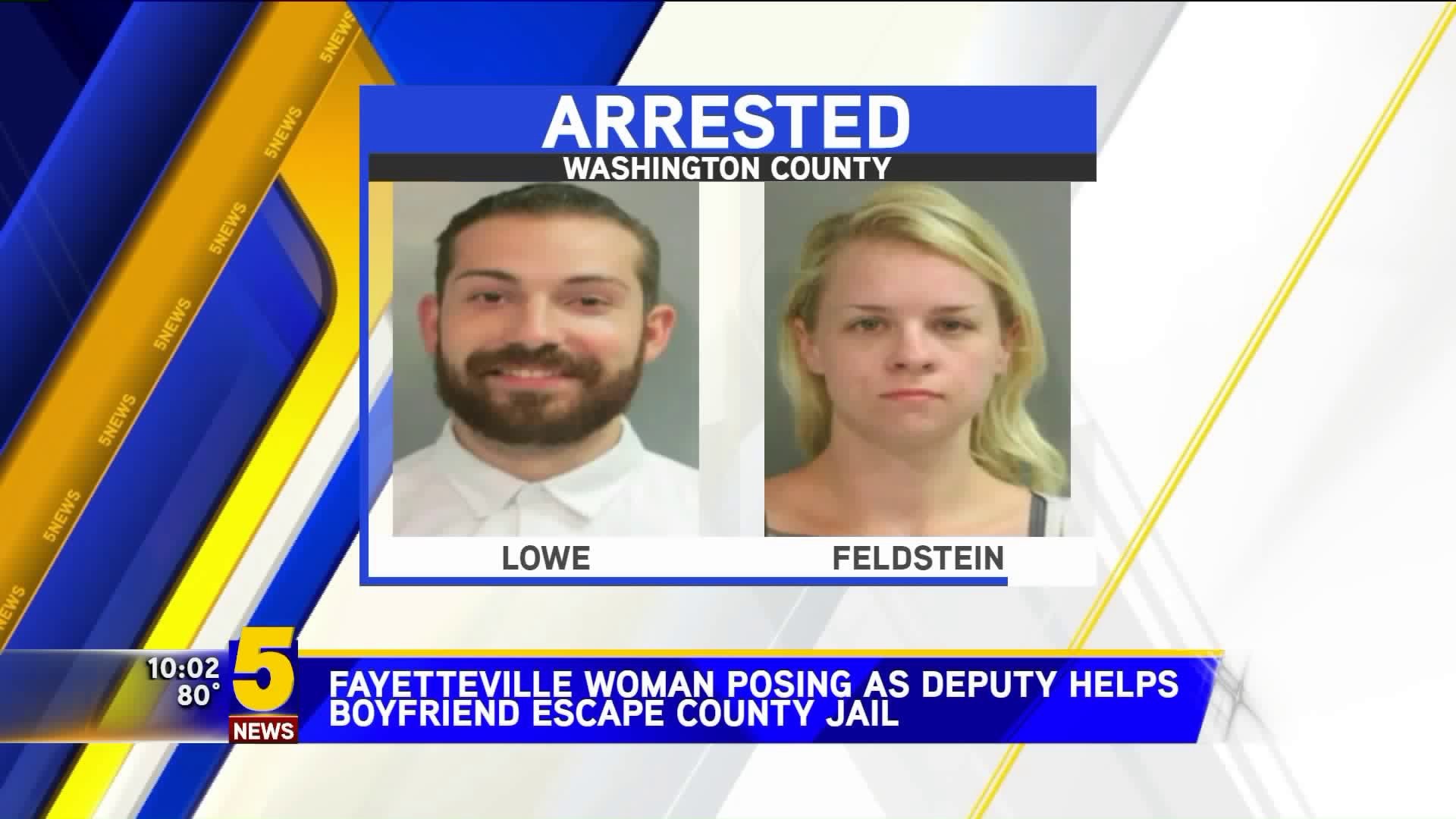 Fayetteville Woman Posing As Deputy Helps Boyfriend Escape County Jail