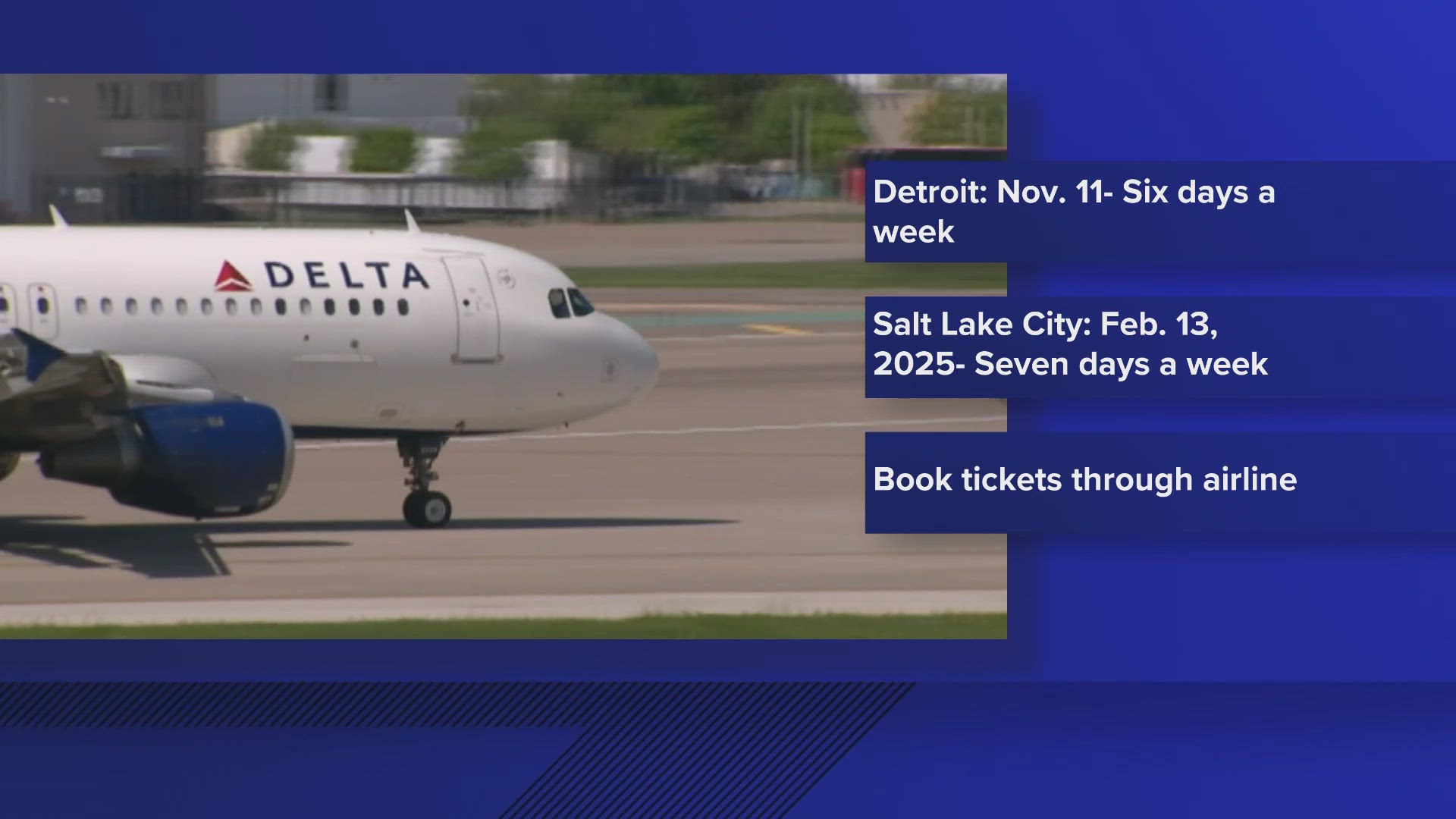 Nonstop flights to Detroit, Salt Lake City coming to XNA | 5newsonline.com