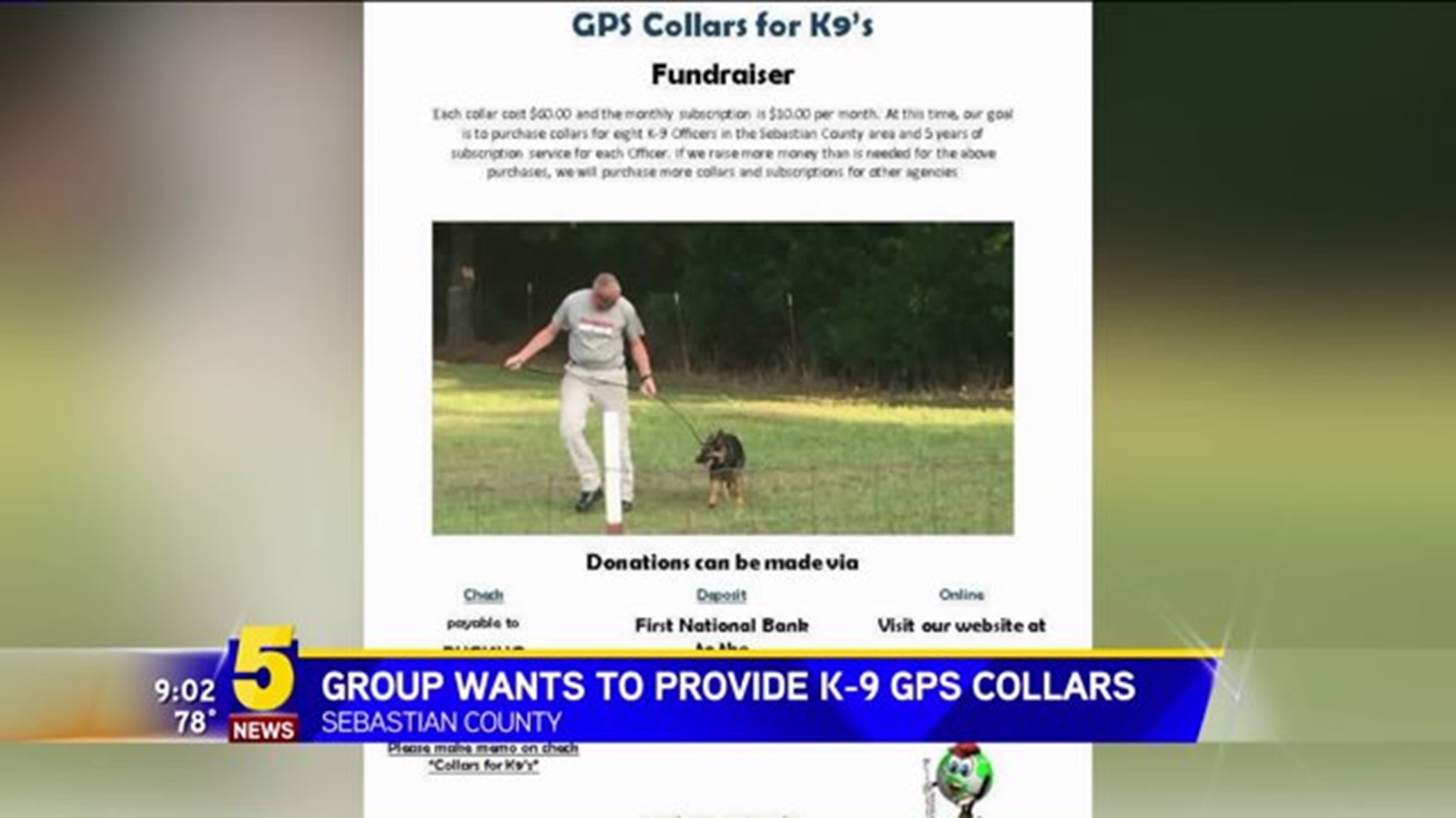 Group Wants To Provide K-9 GPS Collars