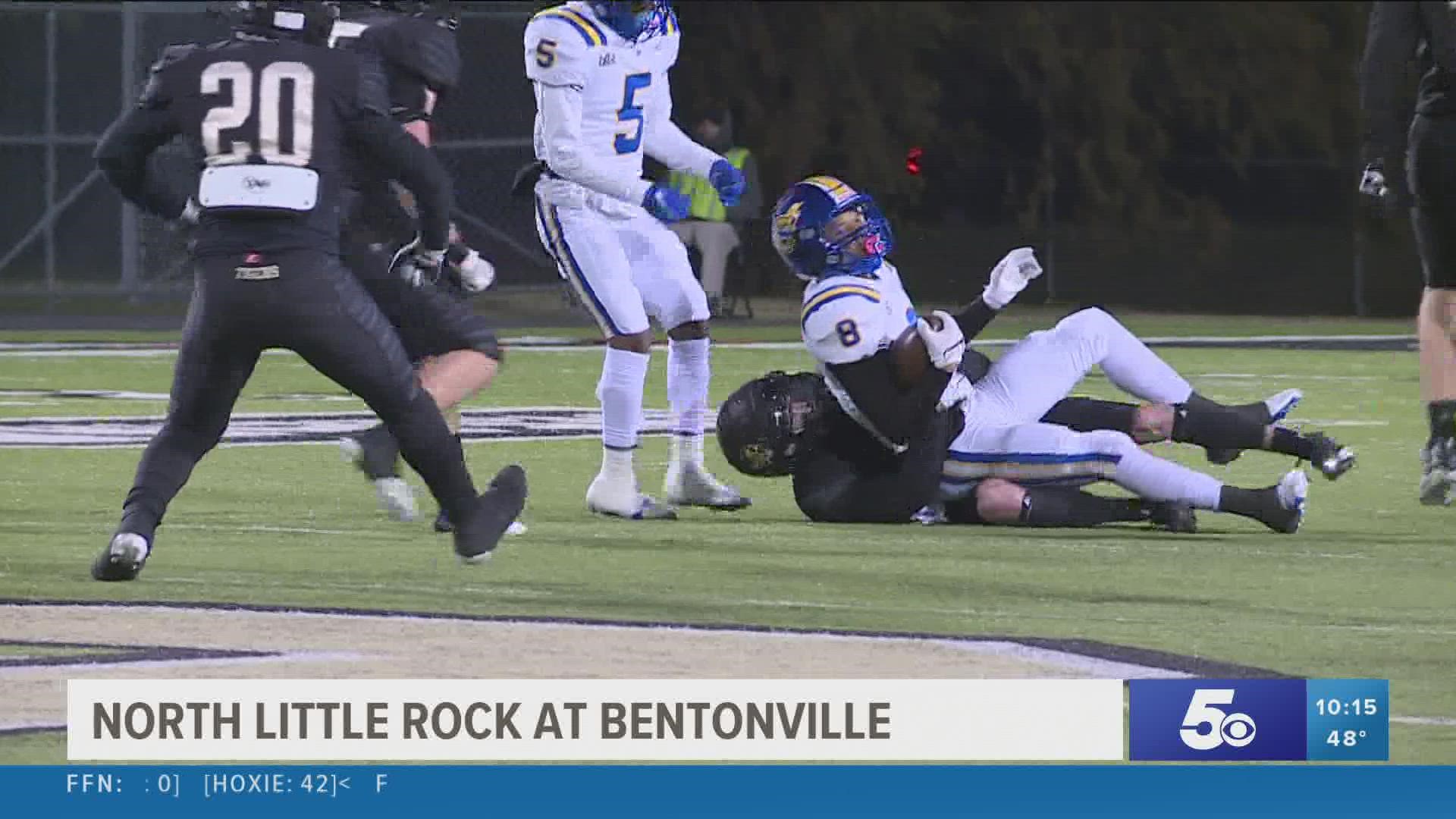 The Wildcats' offense was too much for Bentonville to handle, ending the Tigers' playoff hopes.