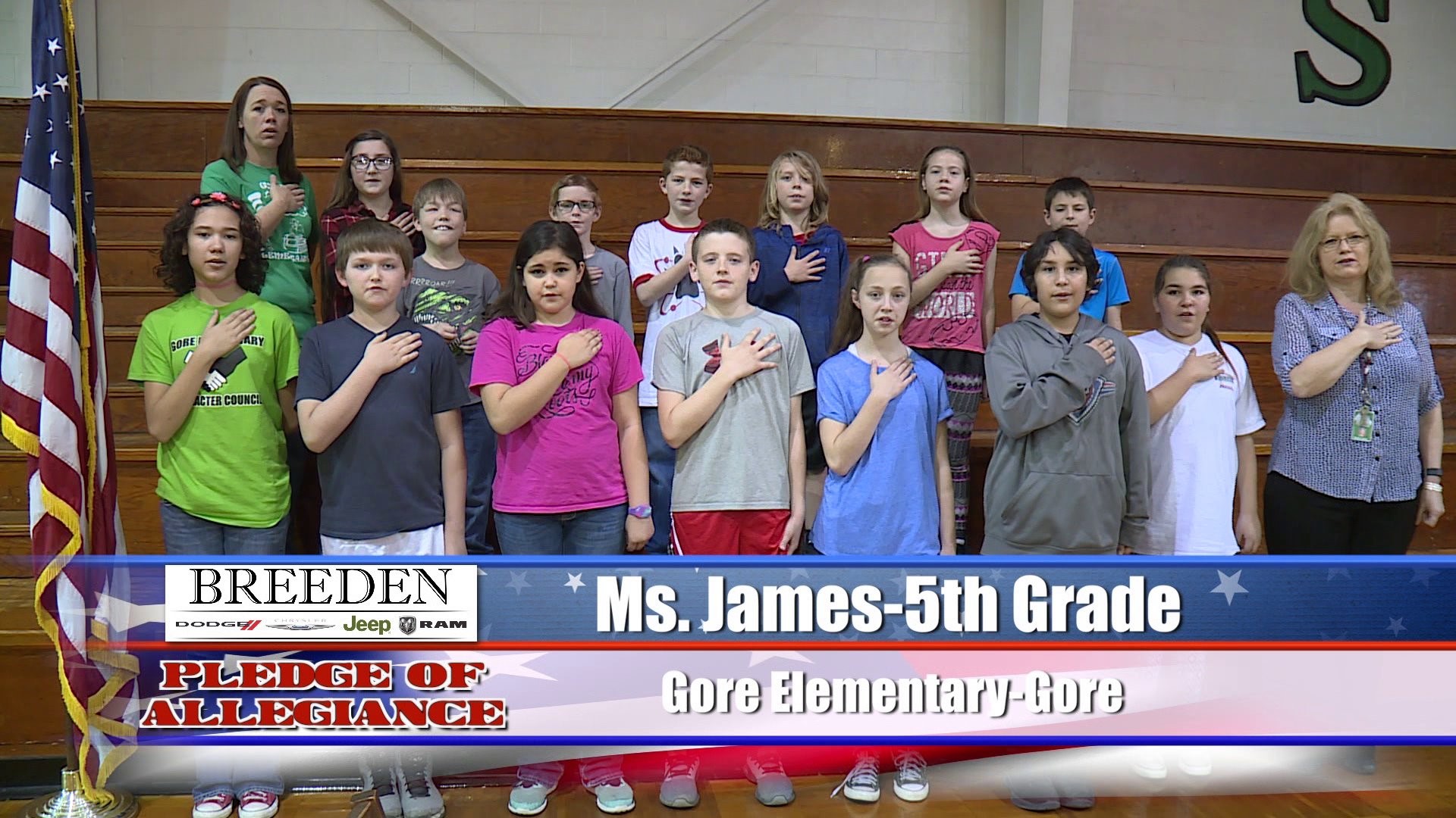 Ms. James  5th Grade  Gore Elementary  Gore