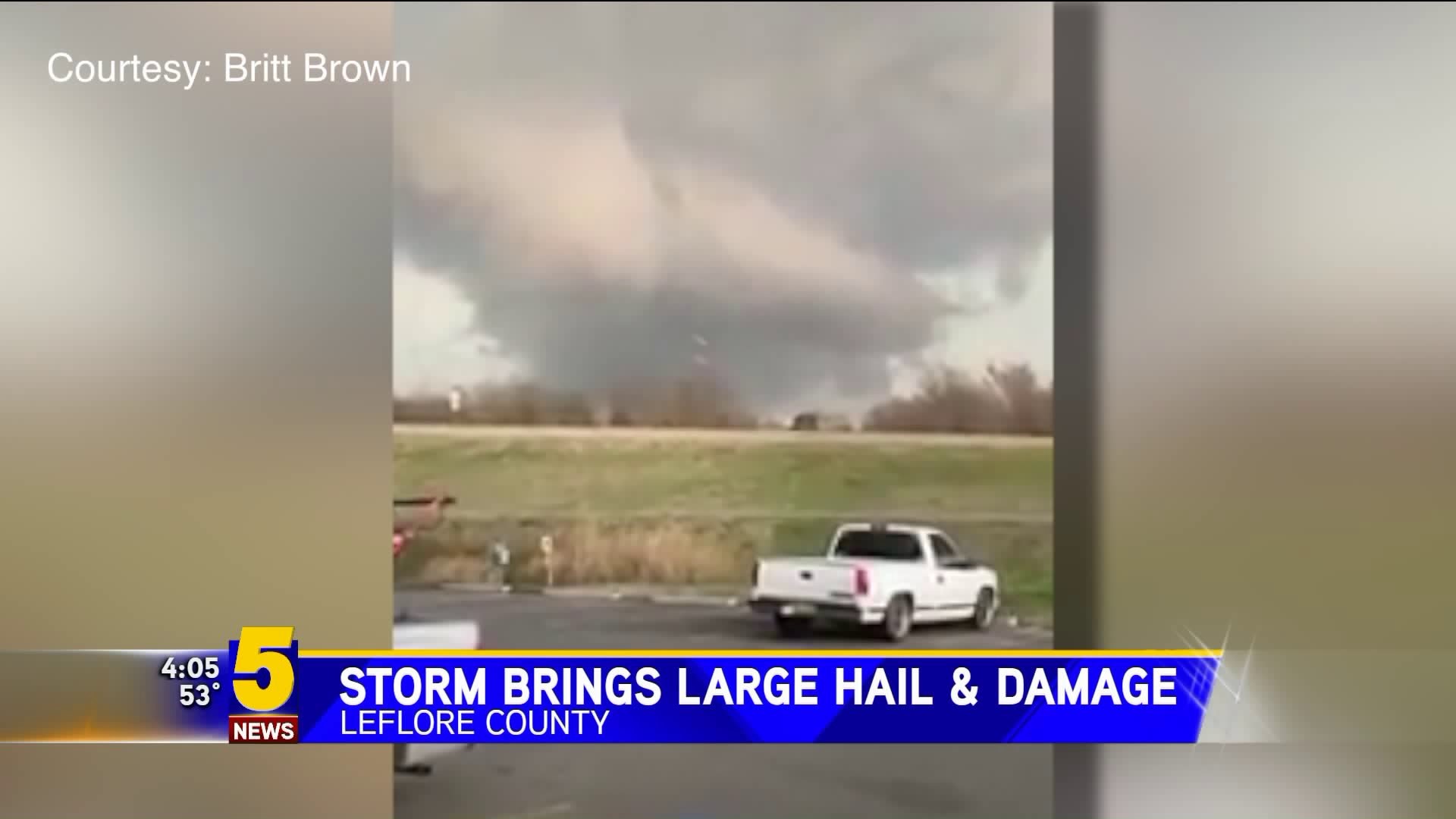 LeFlore County Hail Damage