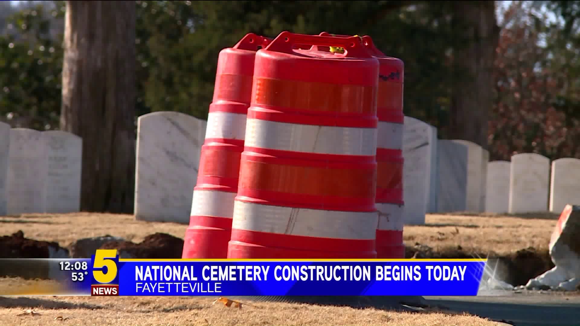 Fayetteville National Cemetery Construction