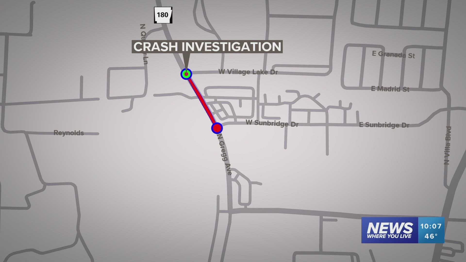 Fayetteville Police are asking drivers to avoid the area of Greg Avenue and Village Lake Drive as they investigate a vehicle vs pedestrian crash.