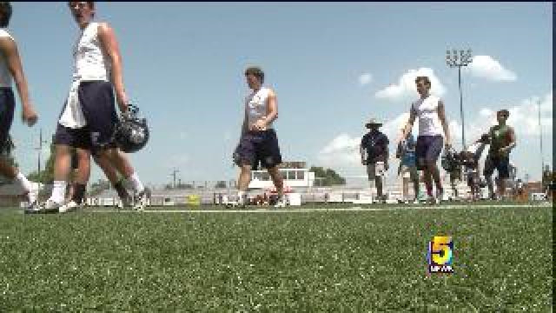 Players And Parents Try To Beat The Heat At 7-On-7 Tournament
