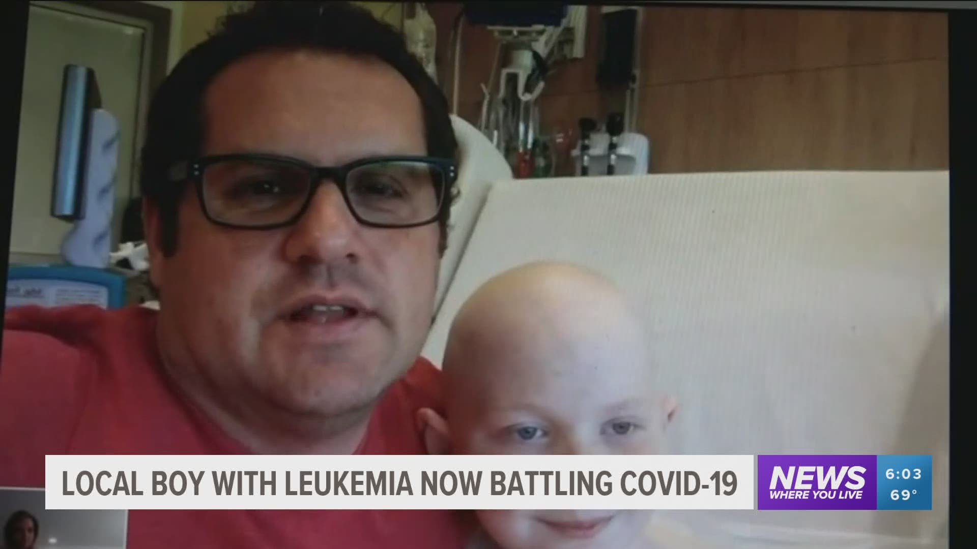 Local boy with leukemia now battling COVID-19