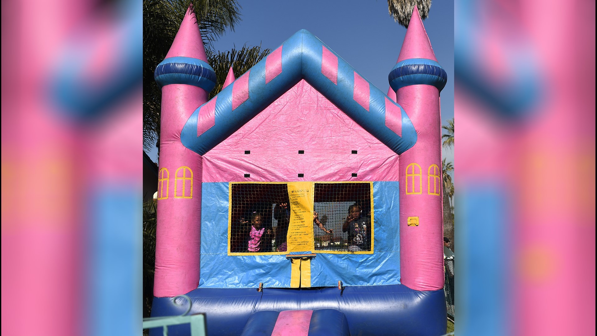 bounce house security mall