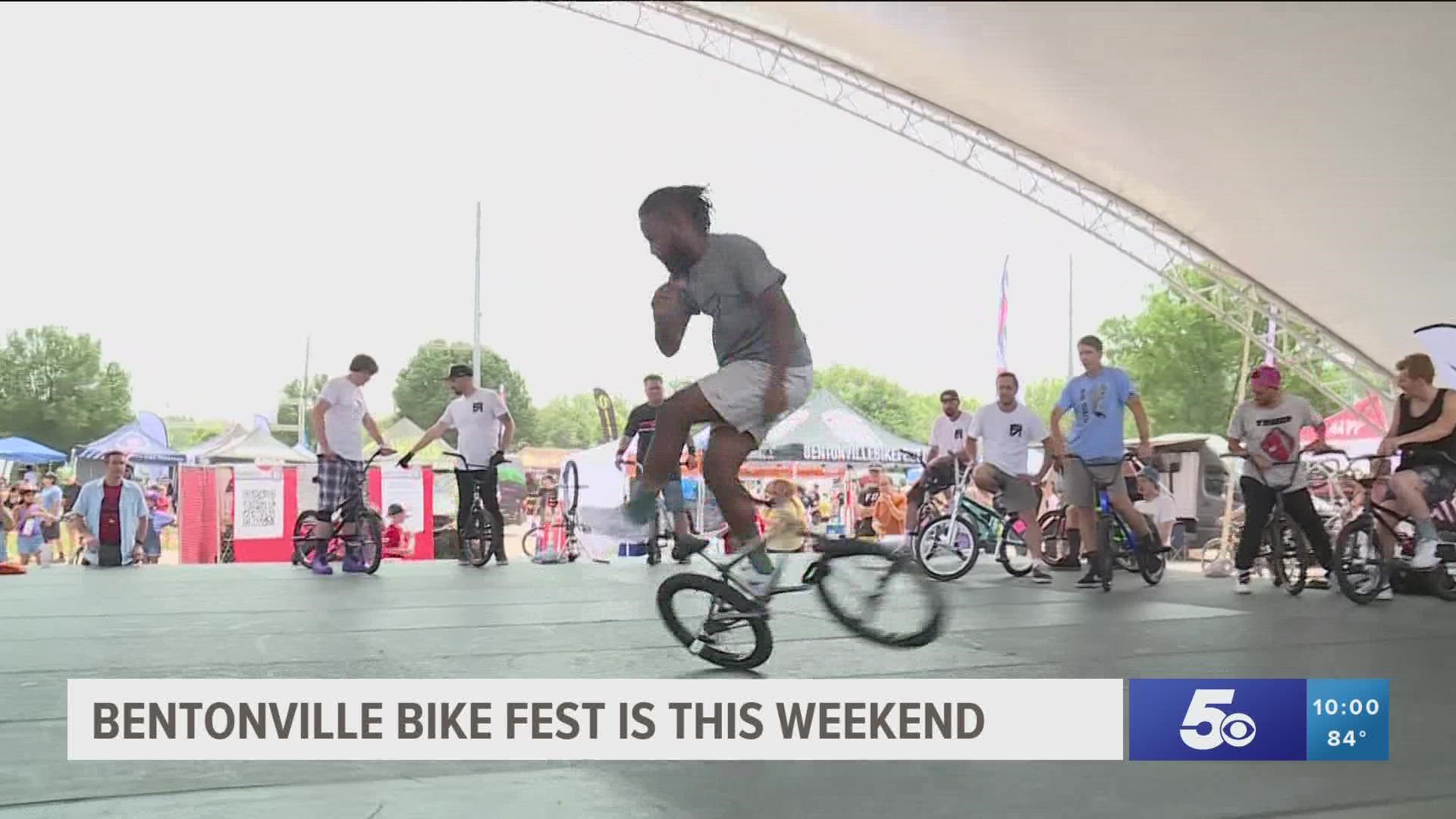 The 2nd annual Bike Fest, a three-day event that celebrates cycling culture in Northwest Arkansas, kicked off in Bentonville.