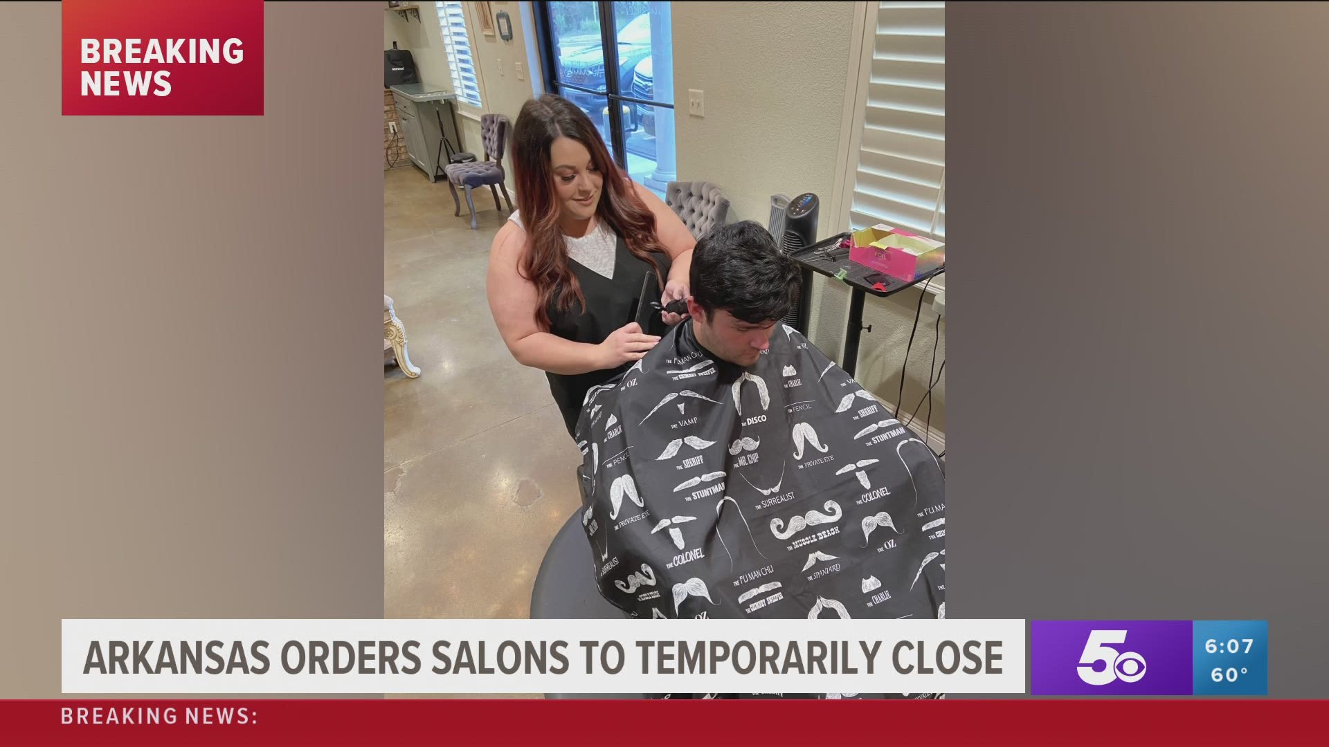 Arkansas orders salons to temporarily close