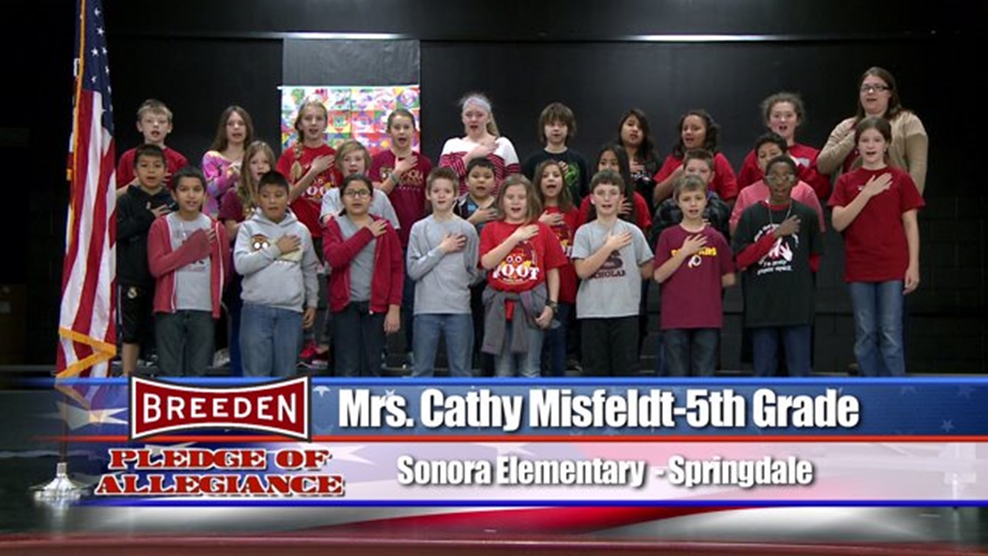 Sonora Elementary, Springdale - Mrs. Cathy Misfeldt - 5th Grade