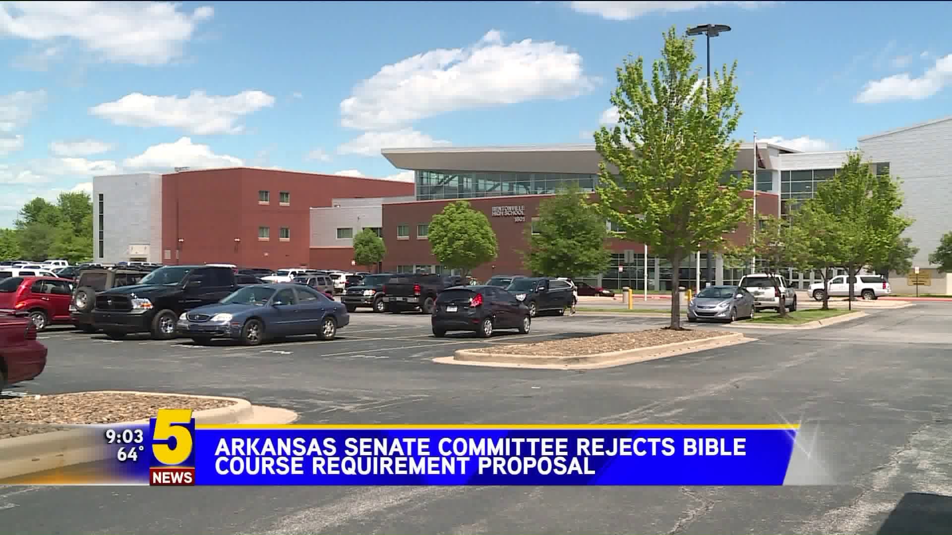 Arkansas Senate Committee Rejects Bible Course Requirement Proposal