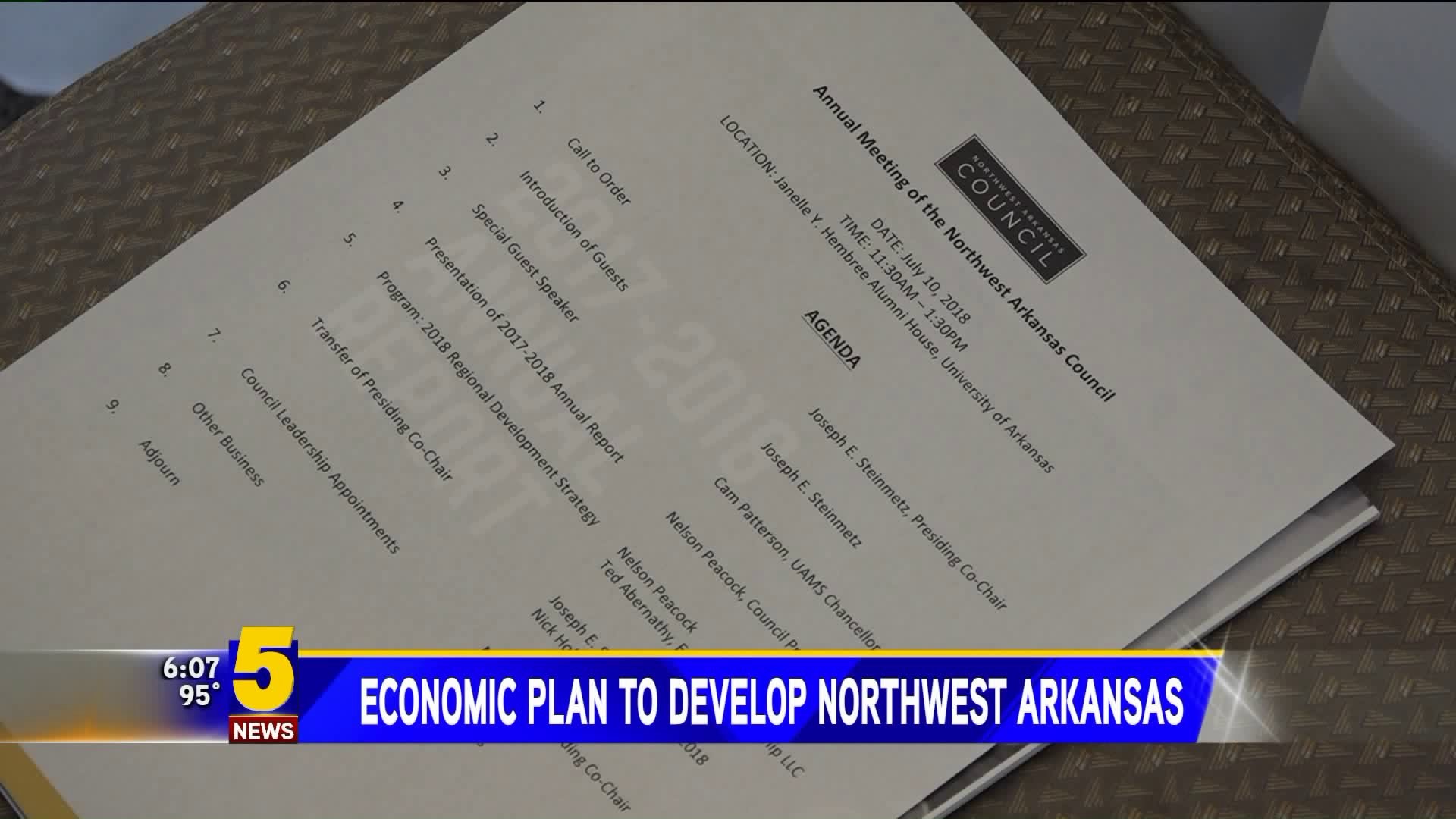 Economic Plan To Develop Northwest Arkansas