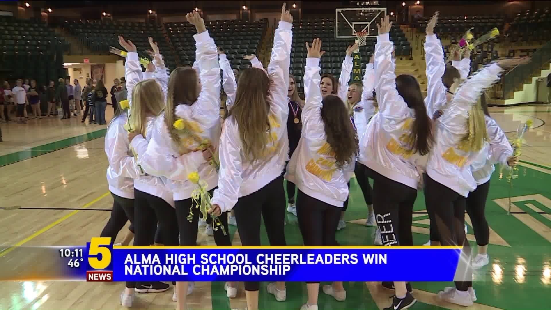 Alma Cheerleaders Win Nationals