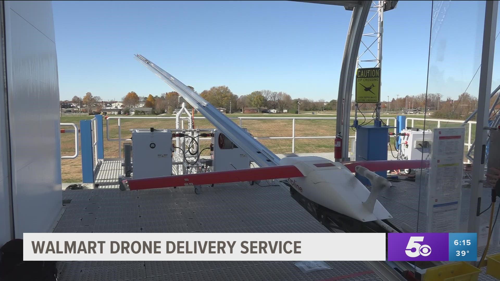The company will be using drones to make on-demand deliveries of select health and wellness and consumable items.