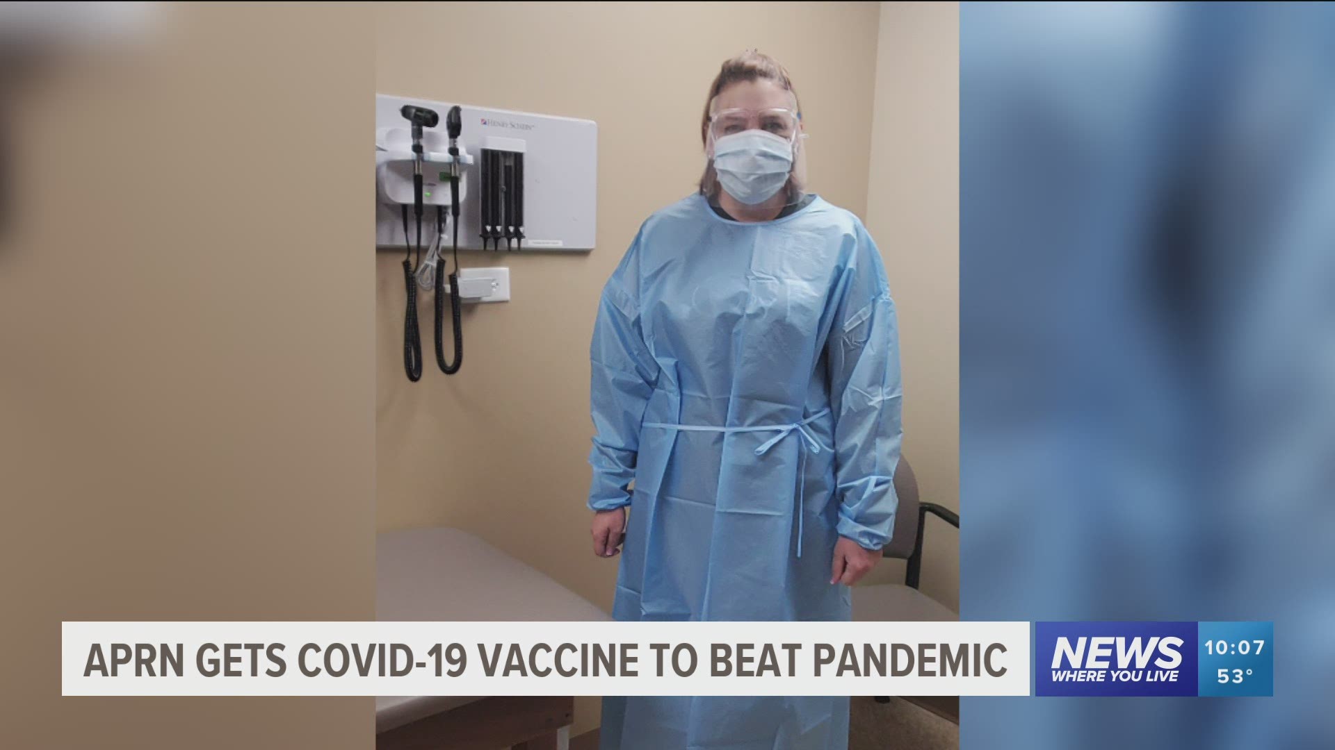 Mary Lunsford is an APRN who chose to get vaccinated after spending the last year caring for COVID-19 patients at the urgent care where she works.