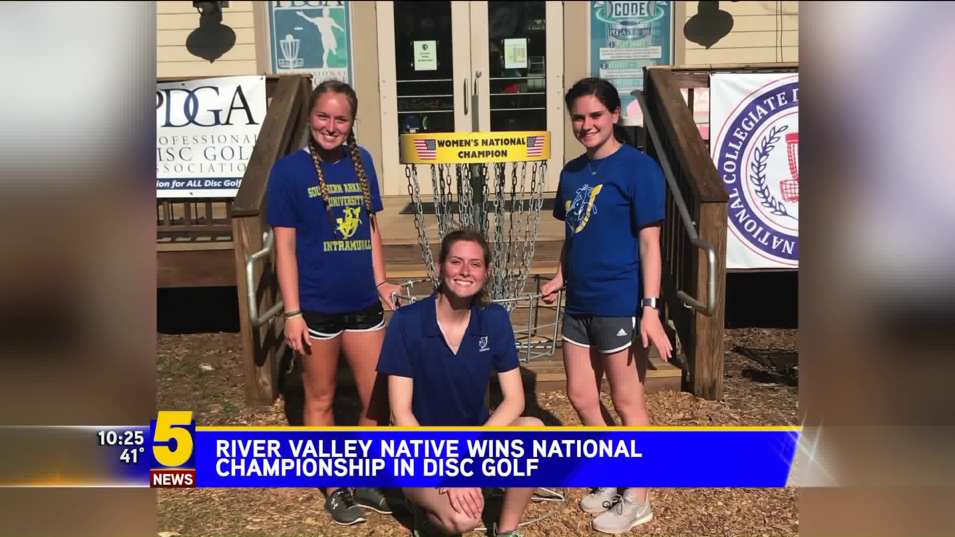 RIVER VALLEY NATIVE WINS NATIONAL CHAMPIONSHIP IN DISC GOLF