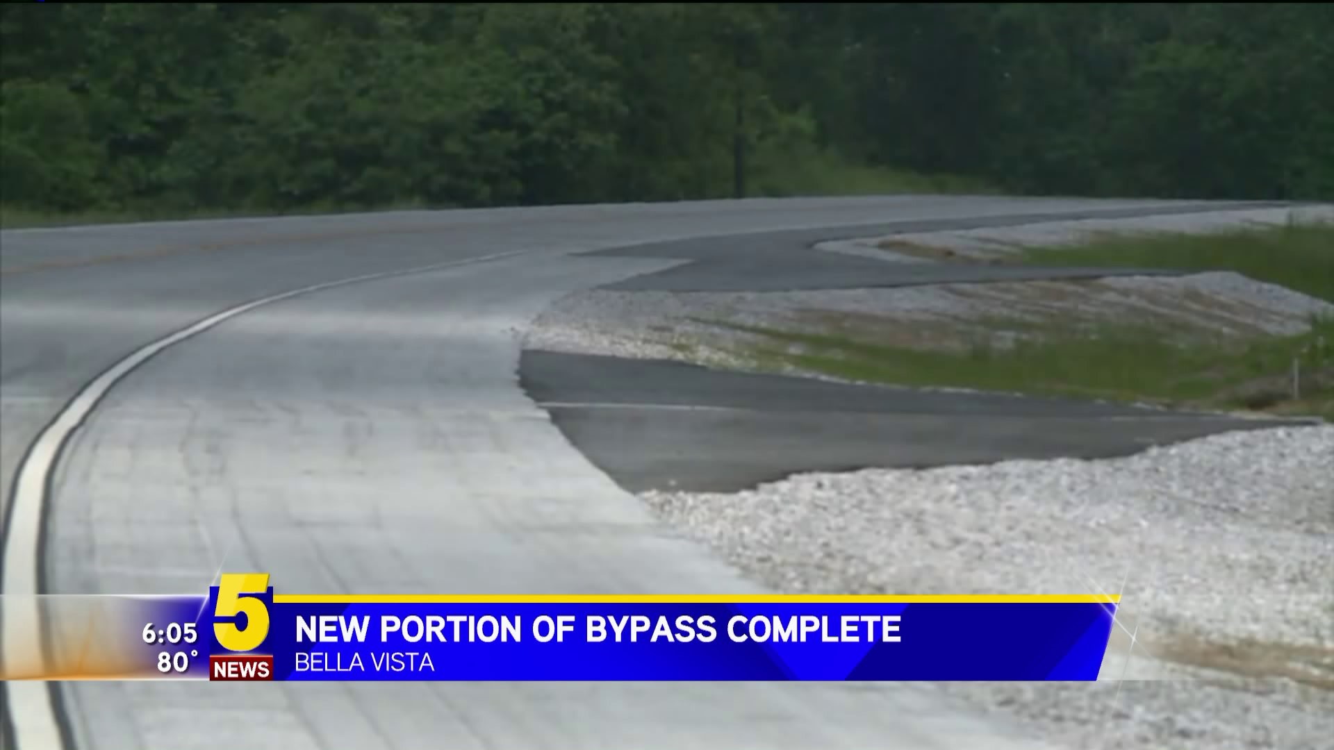 New Portion Of Bypass Complete
