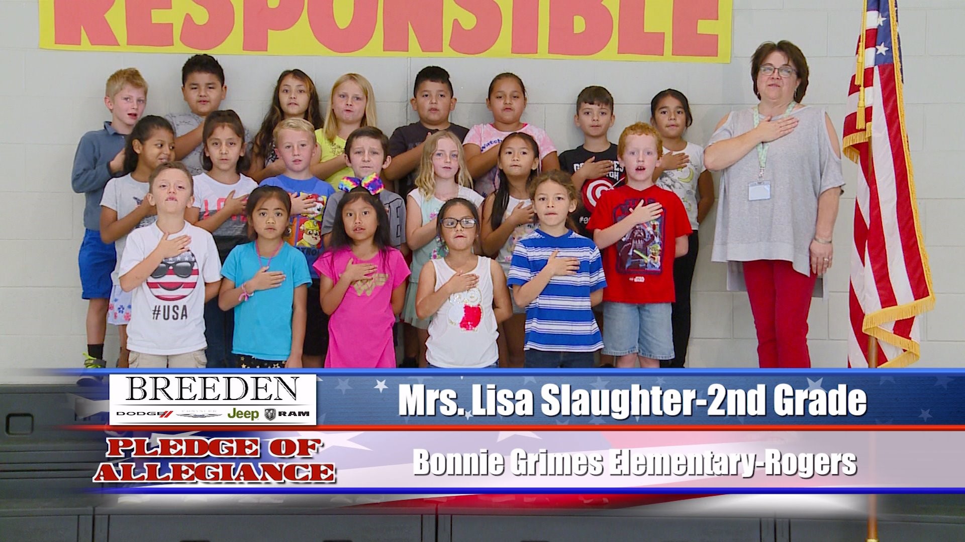 Mrs. Lisa Slaughter  2nd Grade Bonnie Grimes Elementary, Rogers