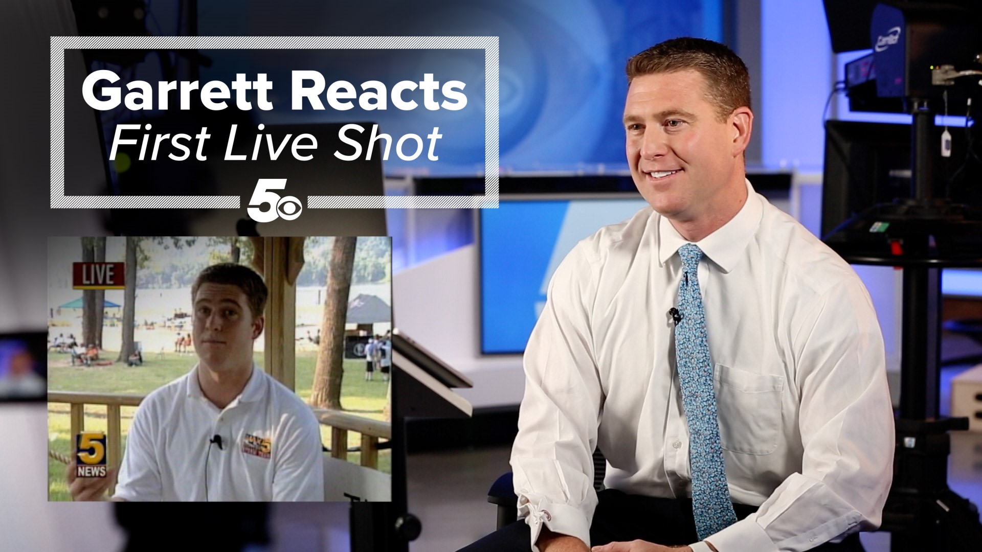 We're celebrating all things Garrett Lewis this month. Watch him take a look back at his first live shot for Channel 5.