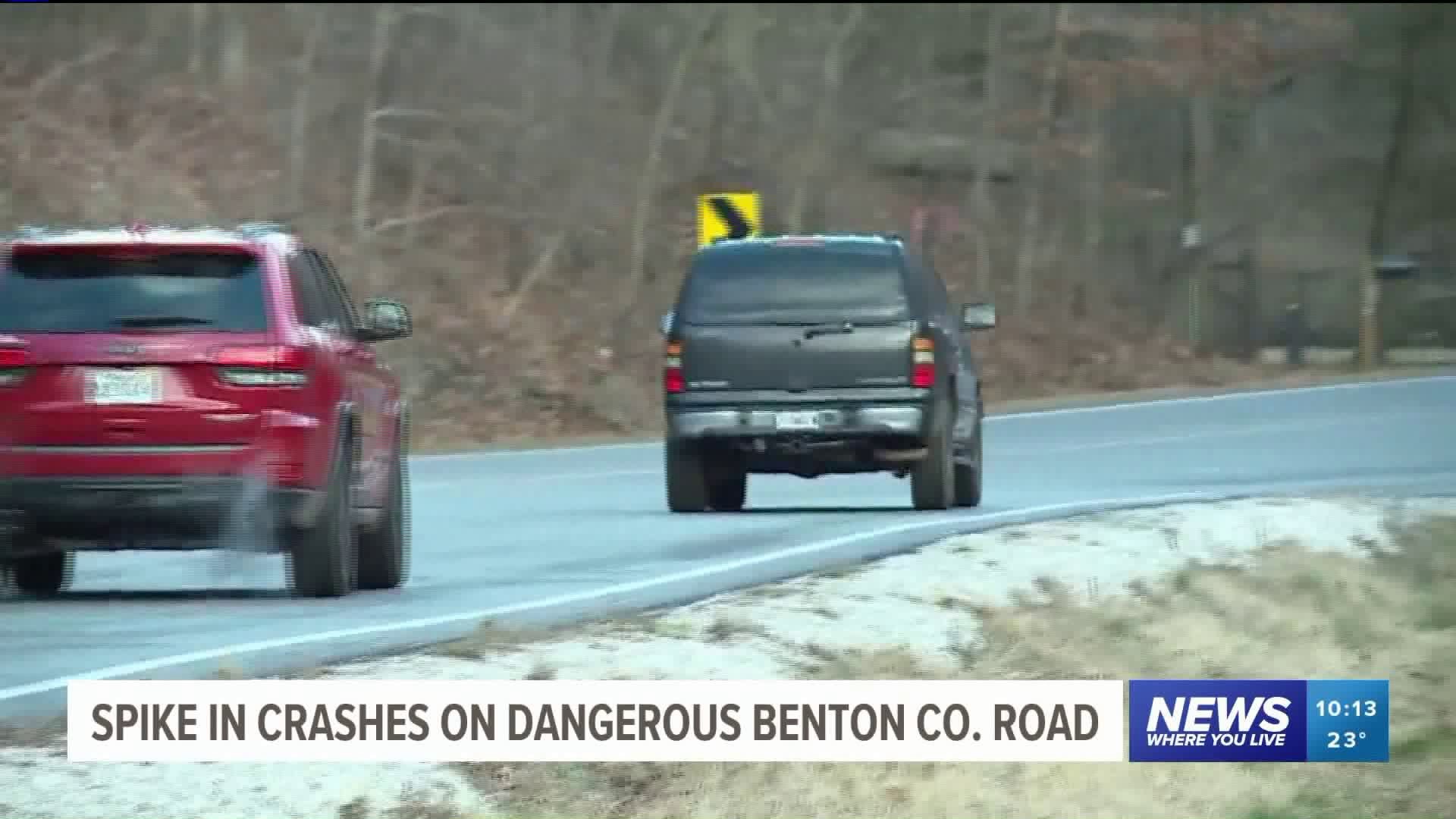 Spike In Crashes On Bull Hill Road On Highway 12 In Benton County