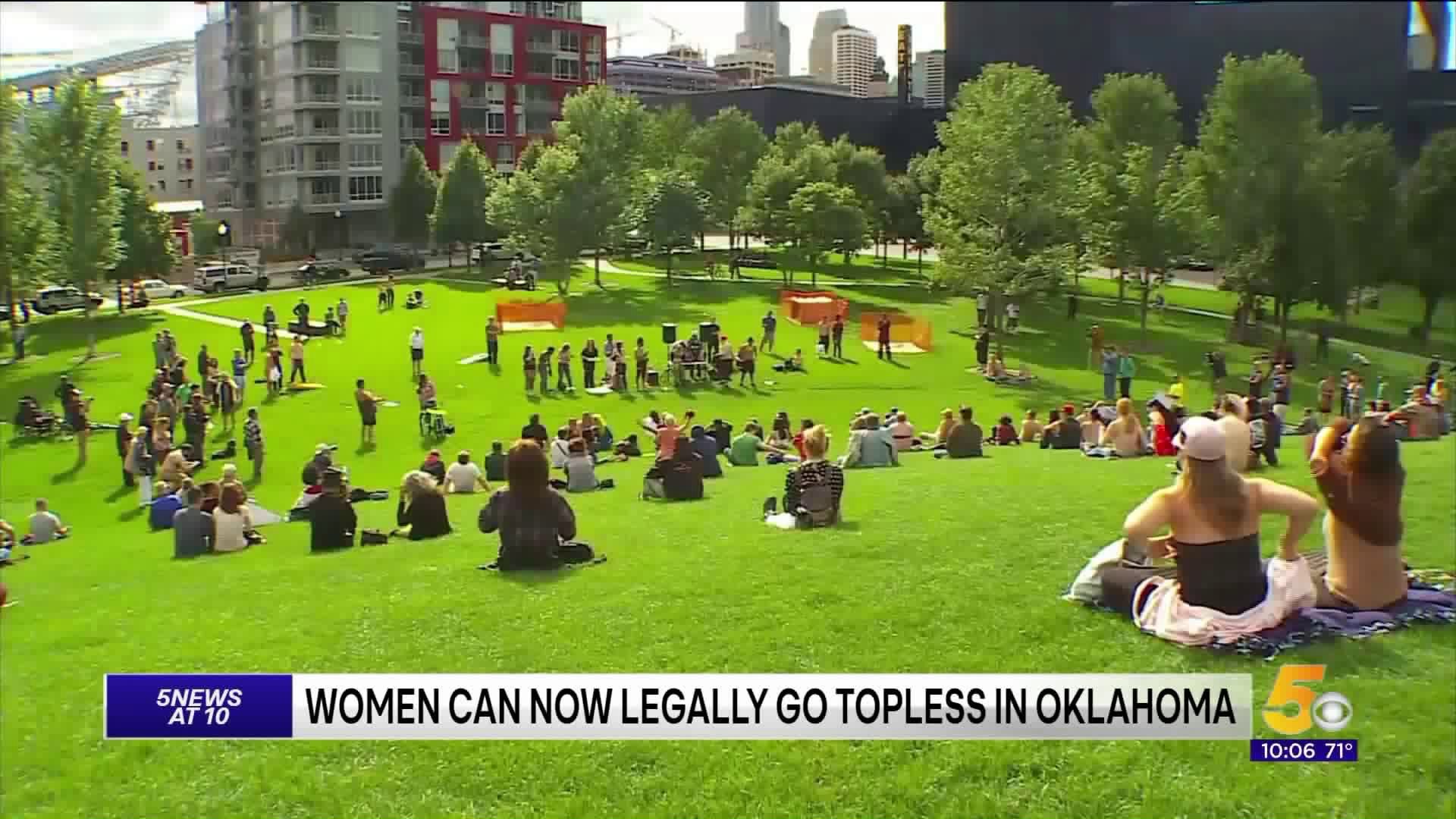 New Ruling Allows Oklahoma Women To Be Topless In Public