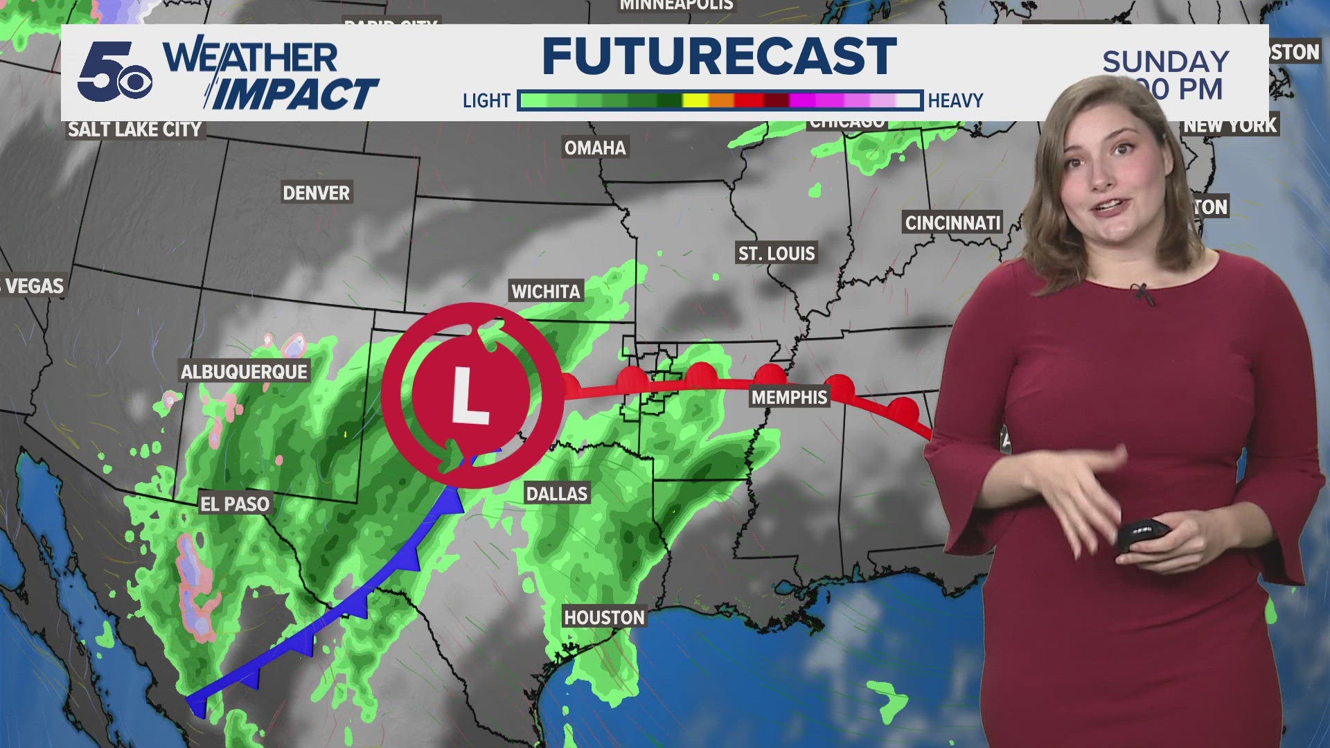 Comfortable weather takes over Saturday before rain works into the area Sunday morning. Isolated rain showers build into widespread showers Sunday night.