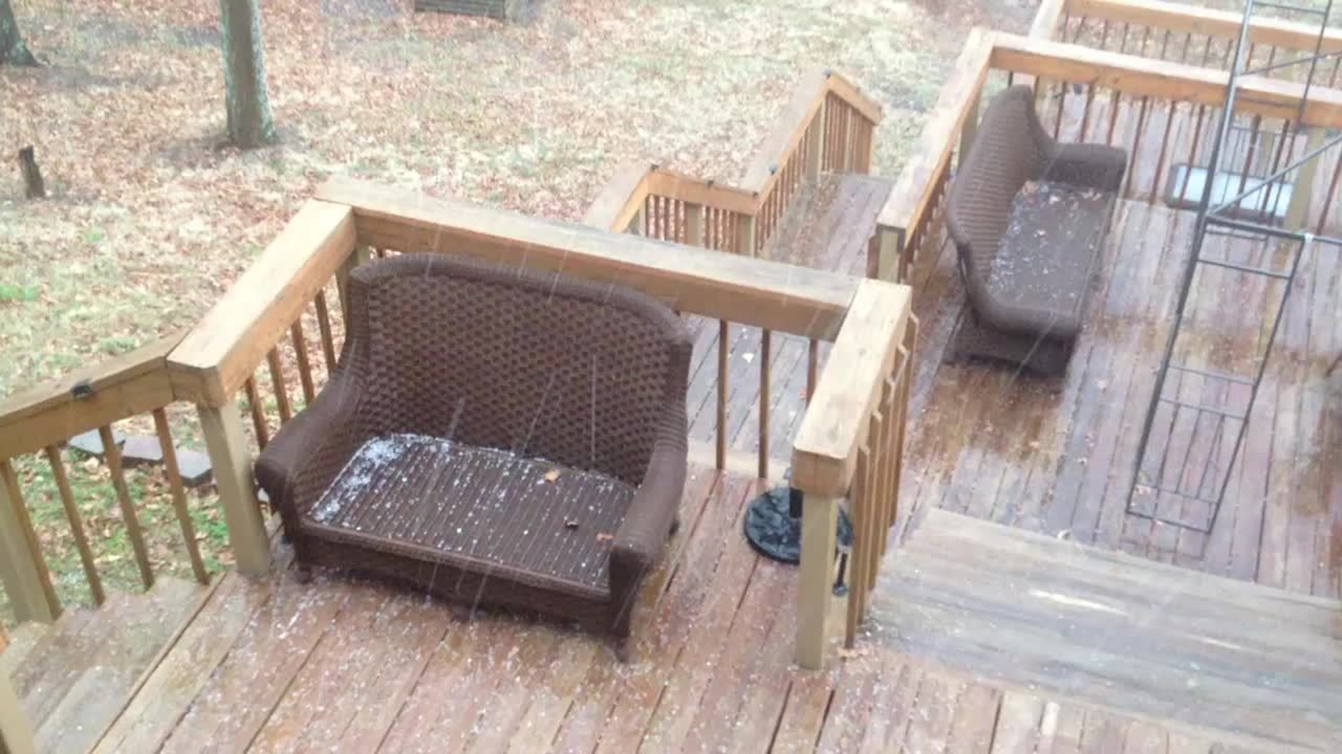 Hail video from Fort Smith