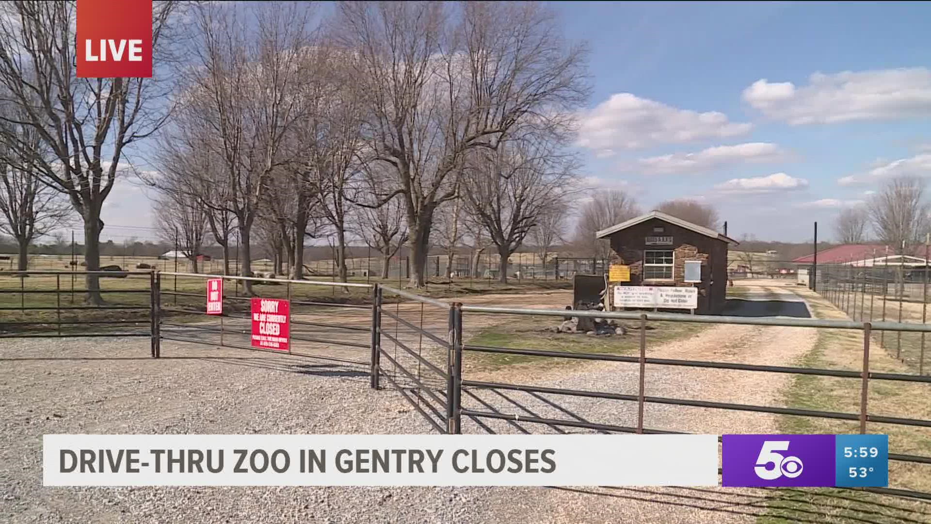 The Wilderness Safari in Gentry is closing its doors. 5NEWS is working to figure out why a staple of the Northwest Arkansas community made this decision.