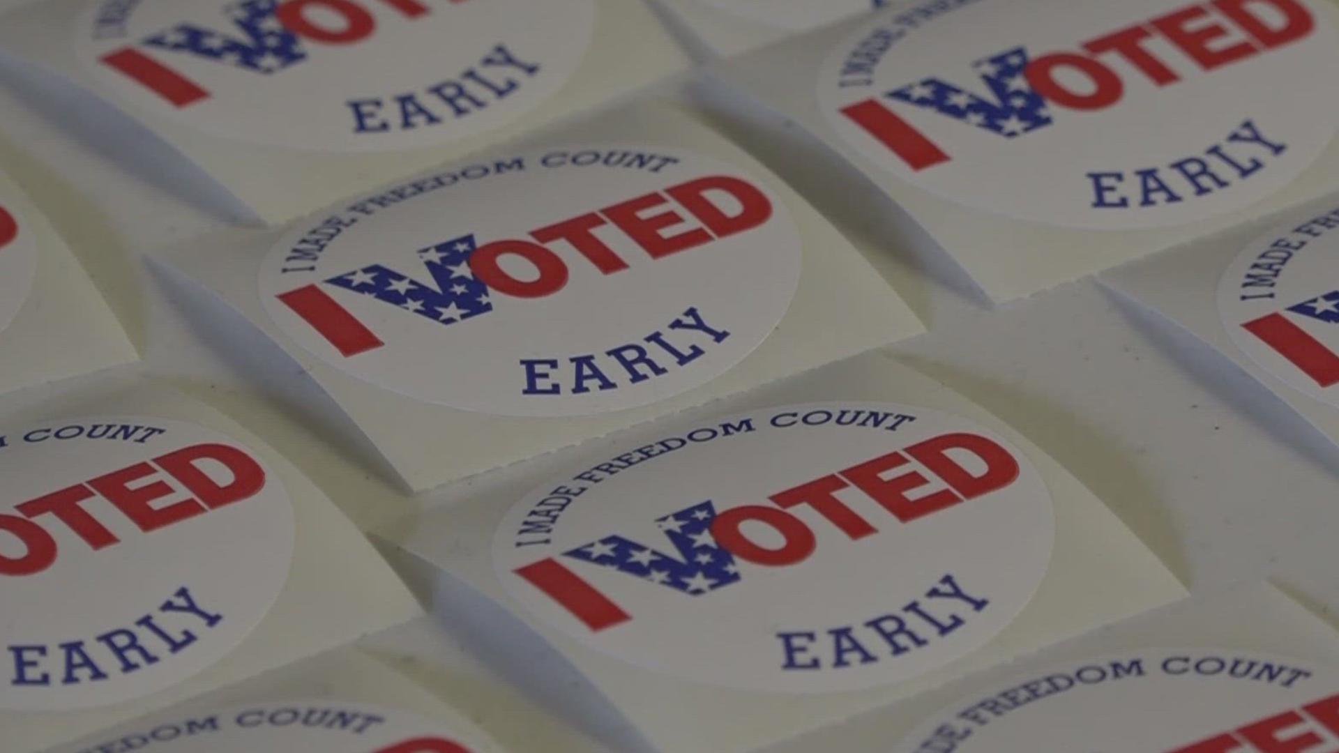 Benton county poll workers say early voting has been busy, exciting, and overall safe across the county locations.