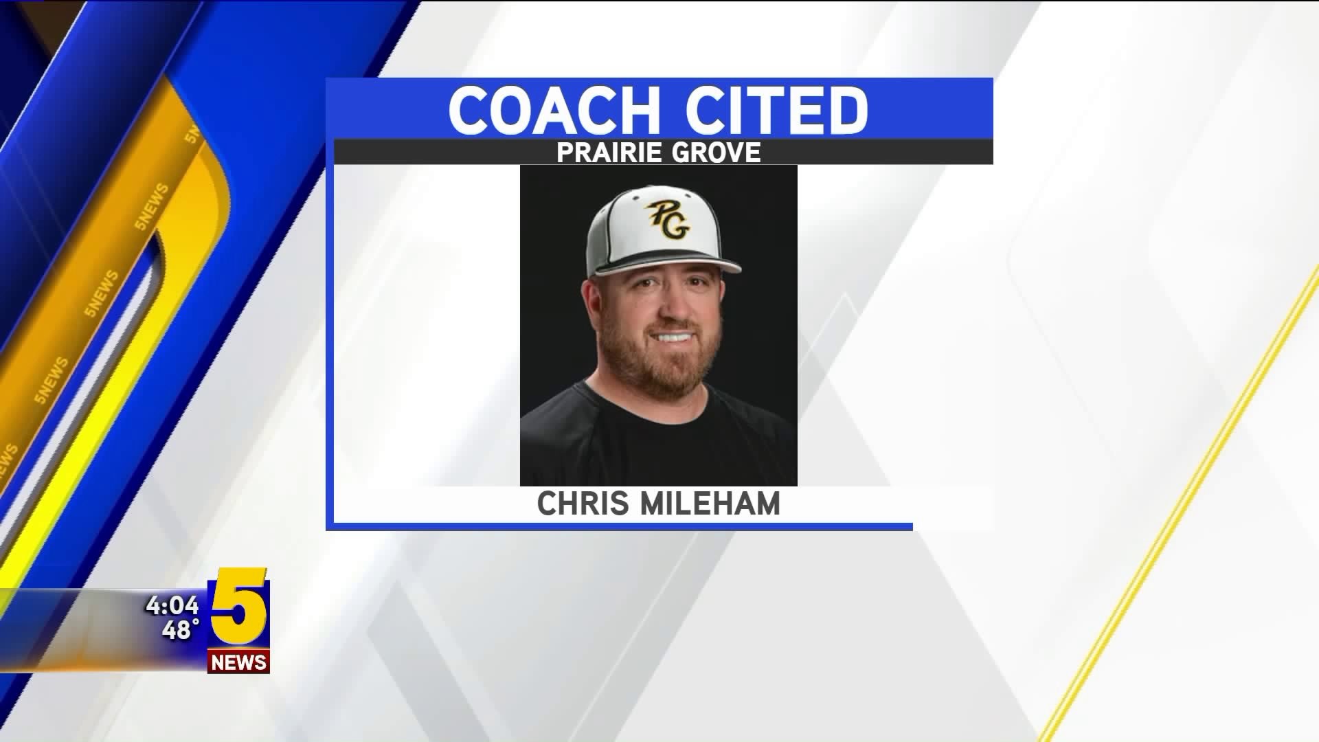 Prairie Grove Coach Cited For Letting Student Use Taser