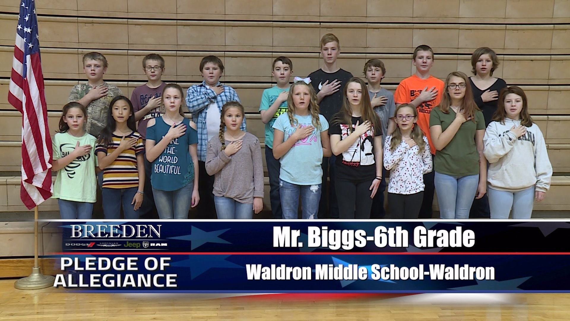 Mr. Biggs  6th Grade Waldron Middle School, Waldron