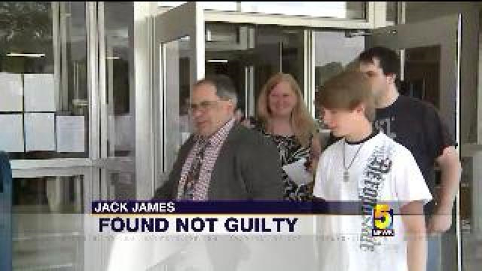 James Found Not Guilty on 7 of 8 Countes