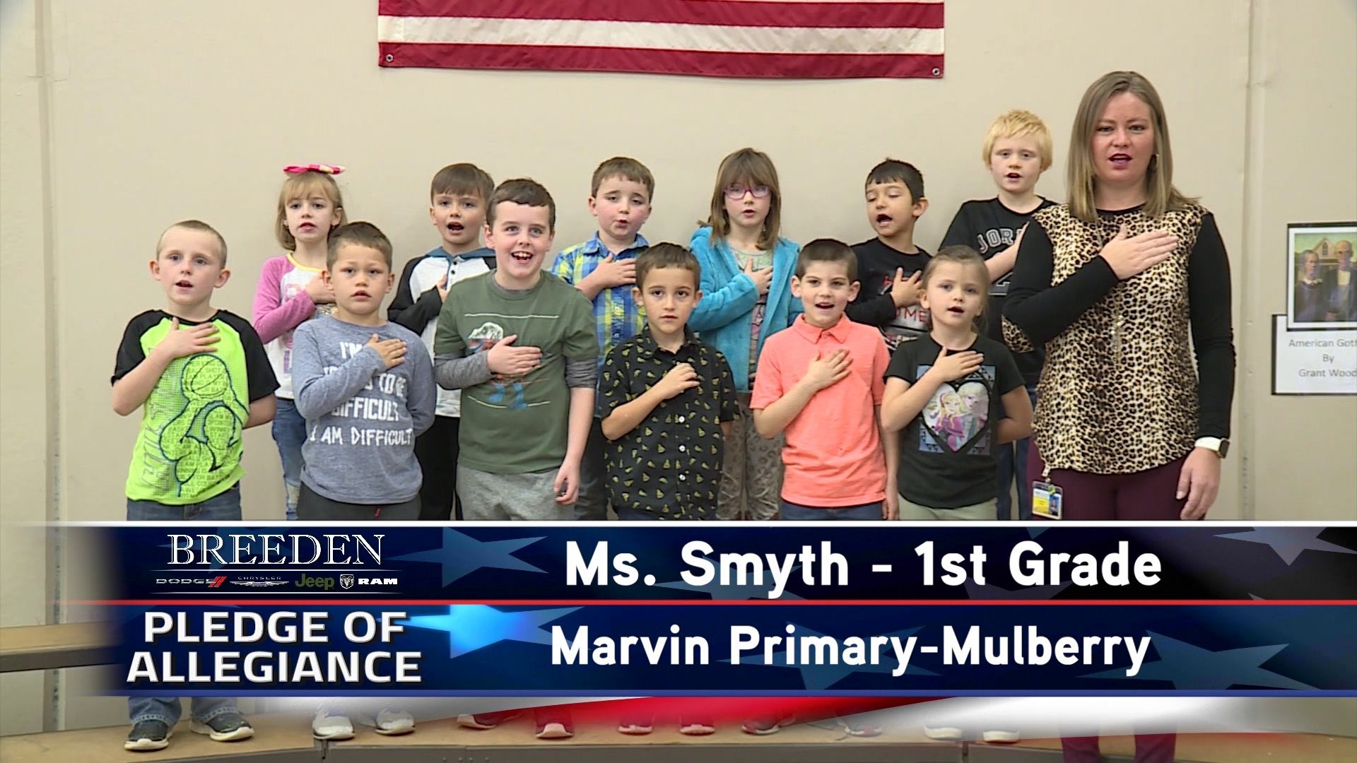 Ms. Smyth  1st Grade Marvin Primary
