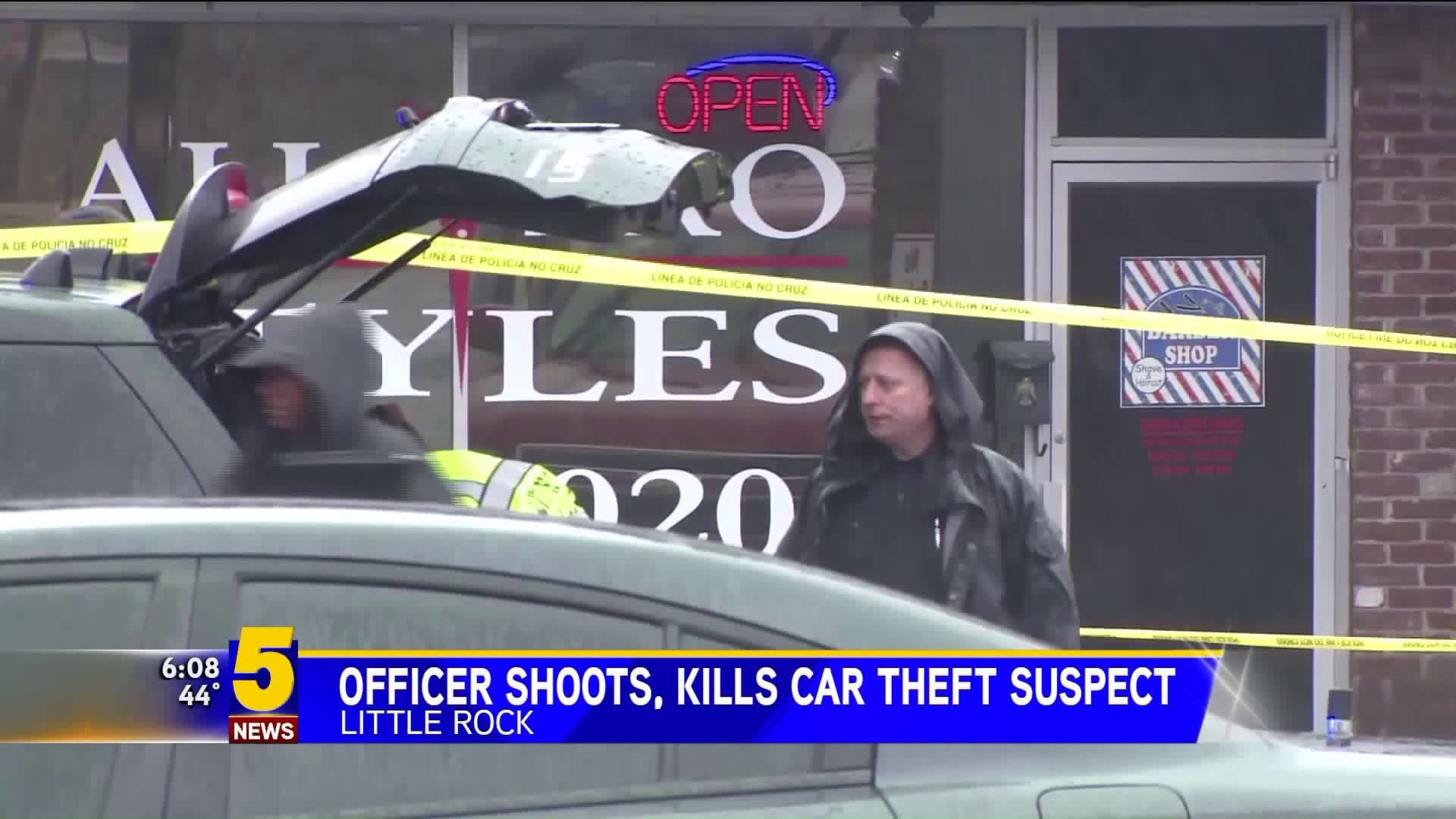 Officer Shoots, Kills Car Theft Suspect In Little Rock